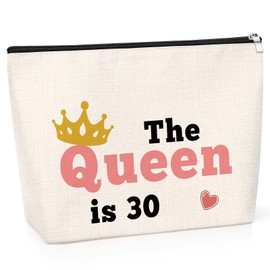 Turning 30 Year Old Gifts 30 Years Old Gifts for Women Friend Funny Cosmetic Bag for Women Sweet 30th Birthday Gift Makeup Bag 30th Birthday Gift for Wife Thirty Year Old Birthday Gift for Friend