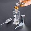 TecUnite 10 Pack Small Metal Funnels with 2 Pack Mini