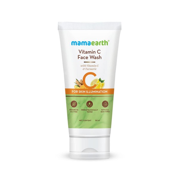 Mamaearth Vitamin C Face Wash for Skin Illumination | Gentle