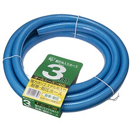Iris Ohyama Hose Parts, Cut Hose with Pressure Resistant Thread, 9.8 ft (3 m), Blue