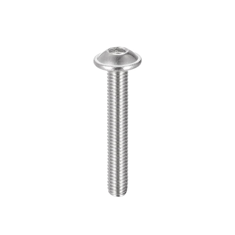 sourcing map Flanged Button Head Socket Cap Screws, M3*20mm Hex