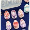 Nail Molds for Charms Halloween Skull Cross Designs Carving Template