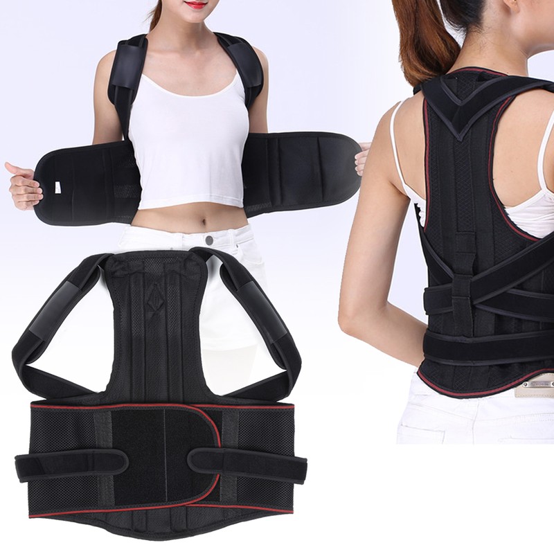 Lumbar Support Fixation Humpback Correction Back Spine Brace for Adult