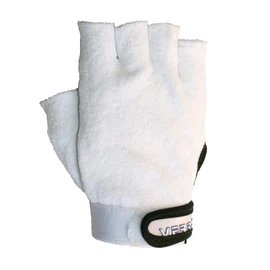 Verri | Guante Derecho para Tenis, Squash, Racquetball, Frontenis con Palma en Piel de Cabra Blanca y Dorso en Toalla para Protección de la Mano y Soporte de Muñeca