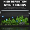 LED Aquarium Light Professional 4 Rows Splashproof Natural Lighting Simulation