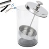 Professional Soaking Jar Salon Barber Scissor Combs Glass Cleaning Bottles
