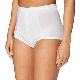 Marlon Women's Charlotte Control Knickers, White (White White), L UK