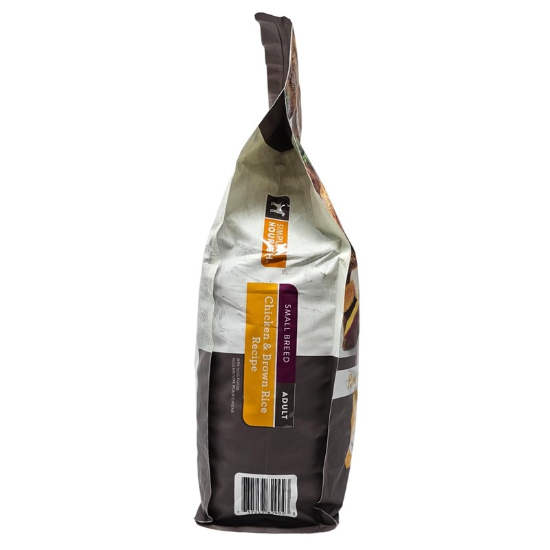 SIMPLY NOURISH Small Breed Adult Dog Food, Chicken and Brown