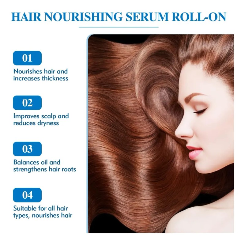 Suero Nutritivo Para Cabello Roll On Romero Cuero