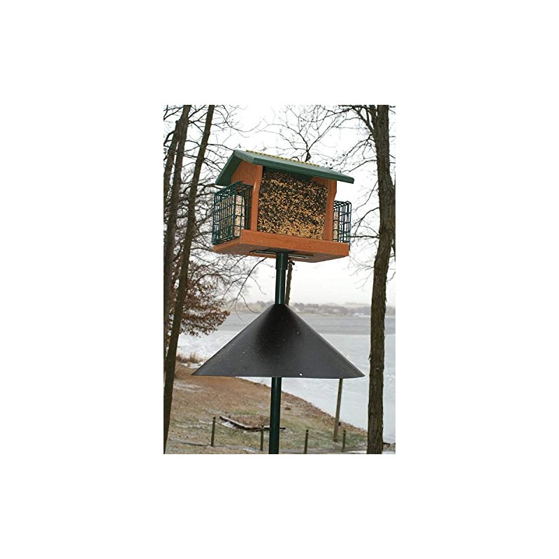 Woodlink NABAF18 Audubon Wrap Around Squirrel Baffle, 18-Inch - Black