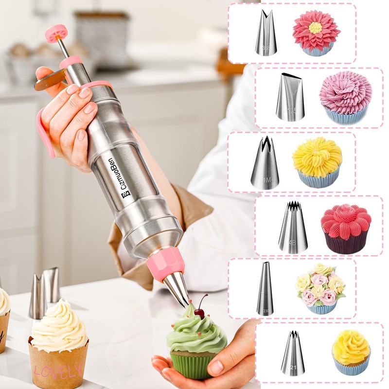 Dessert Decorating Syringe Set, Frosting Piping Kit icing piping kit