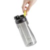 LIV PLUS Water Bottle Lightweight 550ml Black ABF723BLK Lock &
