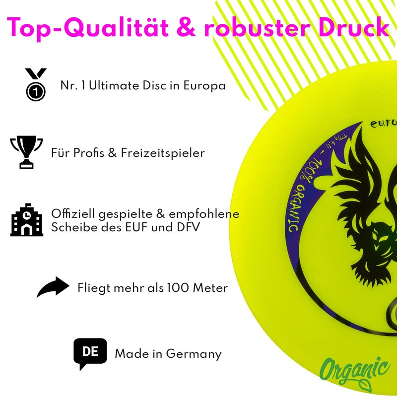 Eurodisc 175g 4.0 Ultimate competition disc 100% organic material Creature