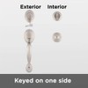 Kwikset Dakota Front Door Lock Handle and Deadbolt Set, Entry
