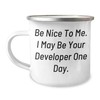 Funny Developer Gifts for Men and Women: Be Nice to