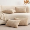 2Pcs Cushion Covers 30cm x 50cm, Corduroy Decorative Throw Pillow