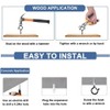 CARPEDIEM Ceiling Hooks, Carbon Steel, Wall Hooks, Cabinet Hooks, Mounted,