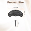 sourcing map 30pcs Heel Plates Heel Taps Rubber Repair Pad