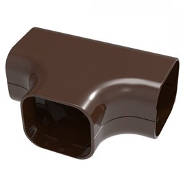 T Connector DT 100 EXC for Duct Cable Duct Air Conditioning Brown