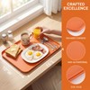 Lyellfe 8 Pack Fast Food Serving Tray, 15 by 10-Inch