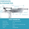 YIDOFENG Reciprocating Cycle Linear Actuator Stroke 2cm-8cm, DC 24V 120RPM,Adjustable