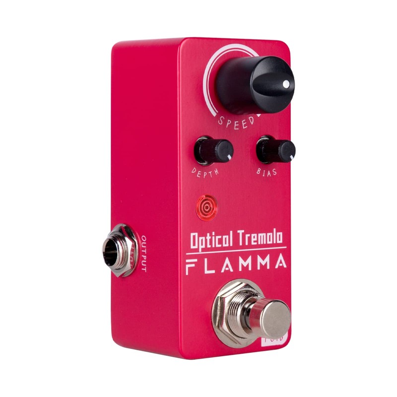 FLAMMA FC16 Optical Tremolo Guitar Effects Pedal Mini Portable True