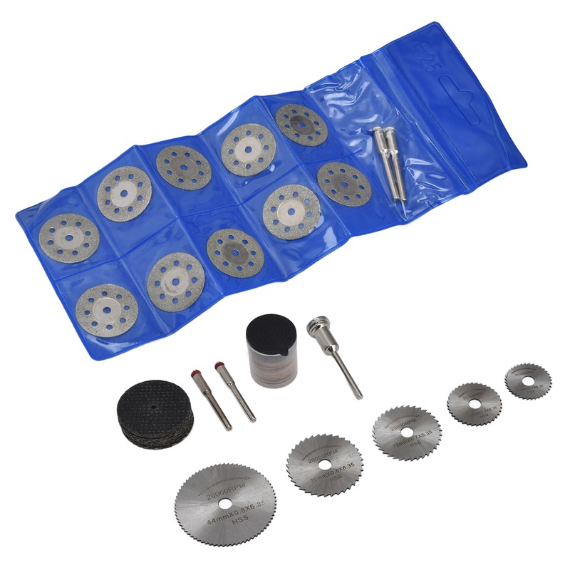 60Pcs Cutting Wheel Mini Wood Cutter Disc Saw Blade Tool