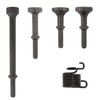 5 Pcs Smoothing Air Hammer Tool Kit Pneumatic Chisel Bits