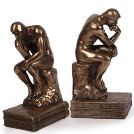 Magicsculp-The Thinker Statue in Premium Cold Cast Bronze- 12-Inch Museum Grade Collectible Figurine-(Large-Decoration)