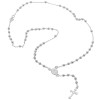 925 Solid Pure Sterling Silver Rosary Cross Virgin Mary Prayer