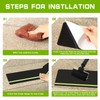 10-Pack Outdoor Stair Treads Non-Slip 6" x 24",Dark