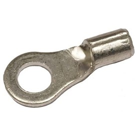 Morris Products High Temperature Ring Terminals – 16-14 Wire Size - #10 Stud Size – Nickel-Plated Steel – for HVAC, Industrial Kilns, Electric Space Heaters, Commercial Ovens, Fryers – 200-Pack