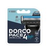 Dorco razor blade face 4 style razor blade 4-ply 4-Pack