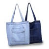 SHOWERORO Fashion Handbag Women Shoulder Bag Large Capacity Casual Denim