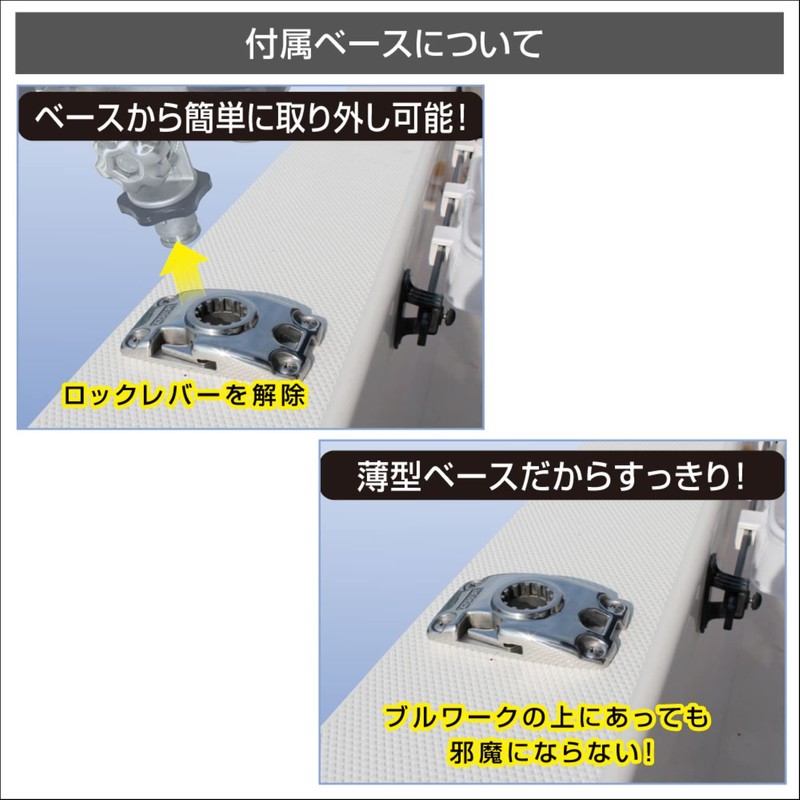 BMO JAPAN (BMO Japan) Power Holder Quick Attack Base (Stainless