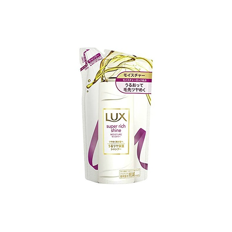 Lux Super Rich Shine Moisture Moisturizing Shampoo, Refill, 11.6 oz
