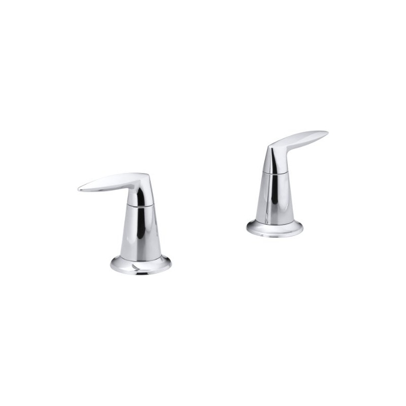 KOHLER K-T45119-4-CP Two-Handle Lever Deck or Wall Mount Bath Valve