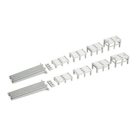 N Double Track Incline Basic Pier Set