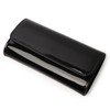 Patent Leather Envelope Clutch for Women Stylish Evening Handbag with