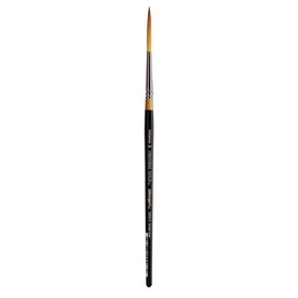 KINGART Original 9050 Series, Golden Taklon Script Liner, Size 6, Black/Gold