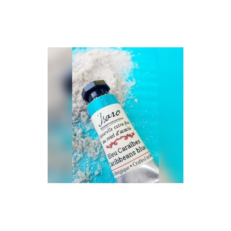 isaro clear watercolor 7ml tube (caribbeans blue)