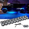 KEEPDSGN 10 Pods RGB LED Rock Lights Kit Underbody Neon