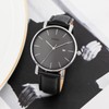 BUREI Stylish Men's Watches Minimalist Ultra Slim Date Large Face