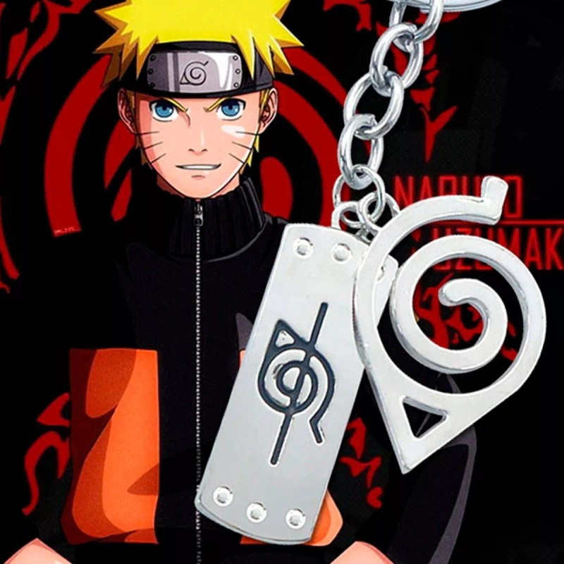 Veraly Anime Llavero Naruto Dijes Hoja Konoha Sasuke Itachi Banda