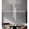 dolria Modern Ring Chandelier LED Dimmable Ceiling Light for Living