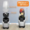 Nutrichef Personal Electric Single Serve Blender - Small Professional Kitchen