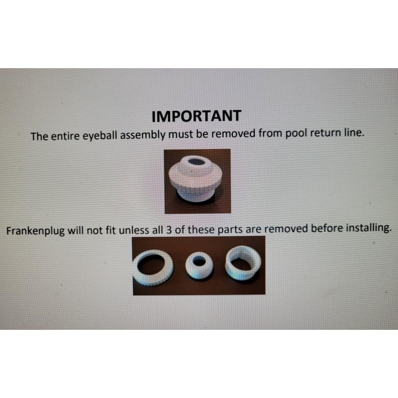 Frankenplug Sr 14" Swimming Pool Leak Repair in 15 Seconds!