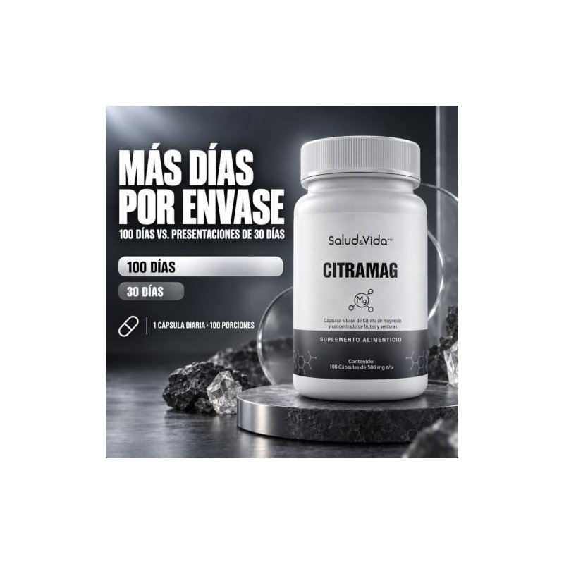 Salud & Vida MX - Suplemento de Citrato de Magnesio