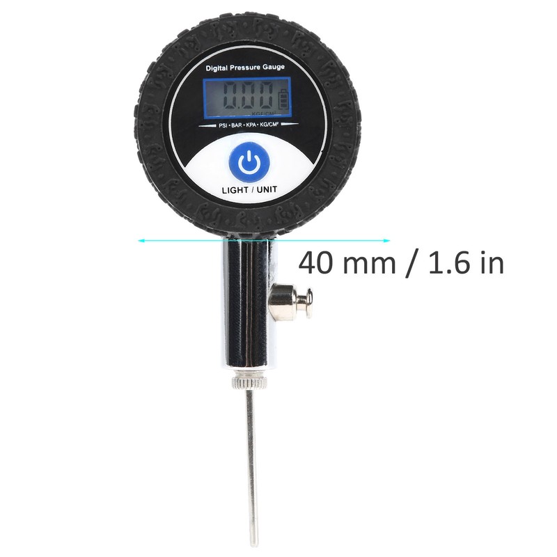 Mini Soccer Ball Pressure Gauge Volleyball Basketball Barometers with Digital