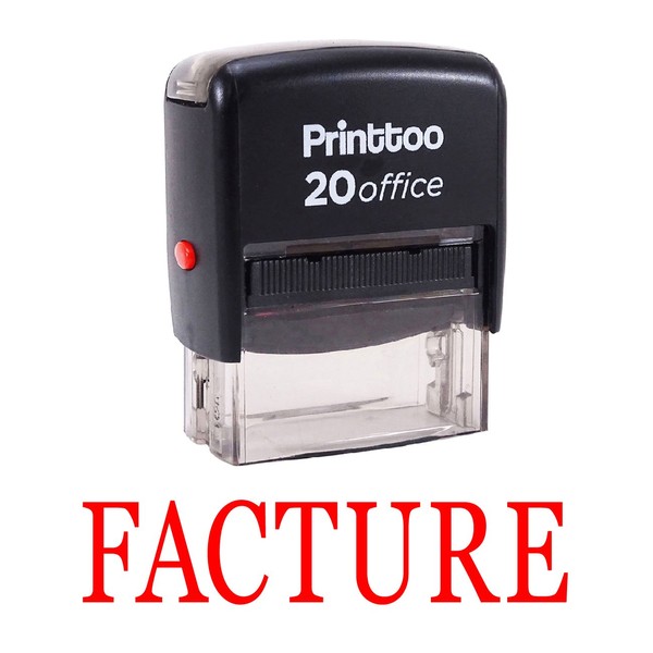 Printtoo Invoice Self Encraging Rubber Stamp Stationary Office Custom Stamp
